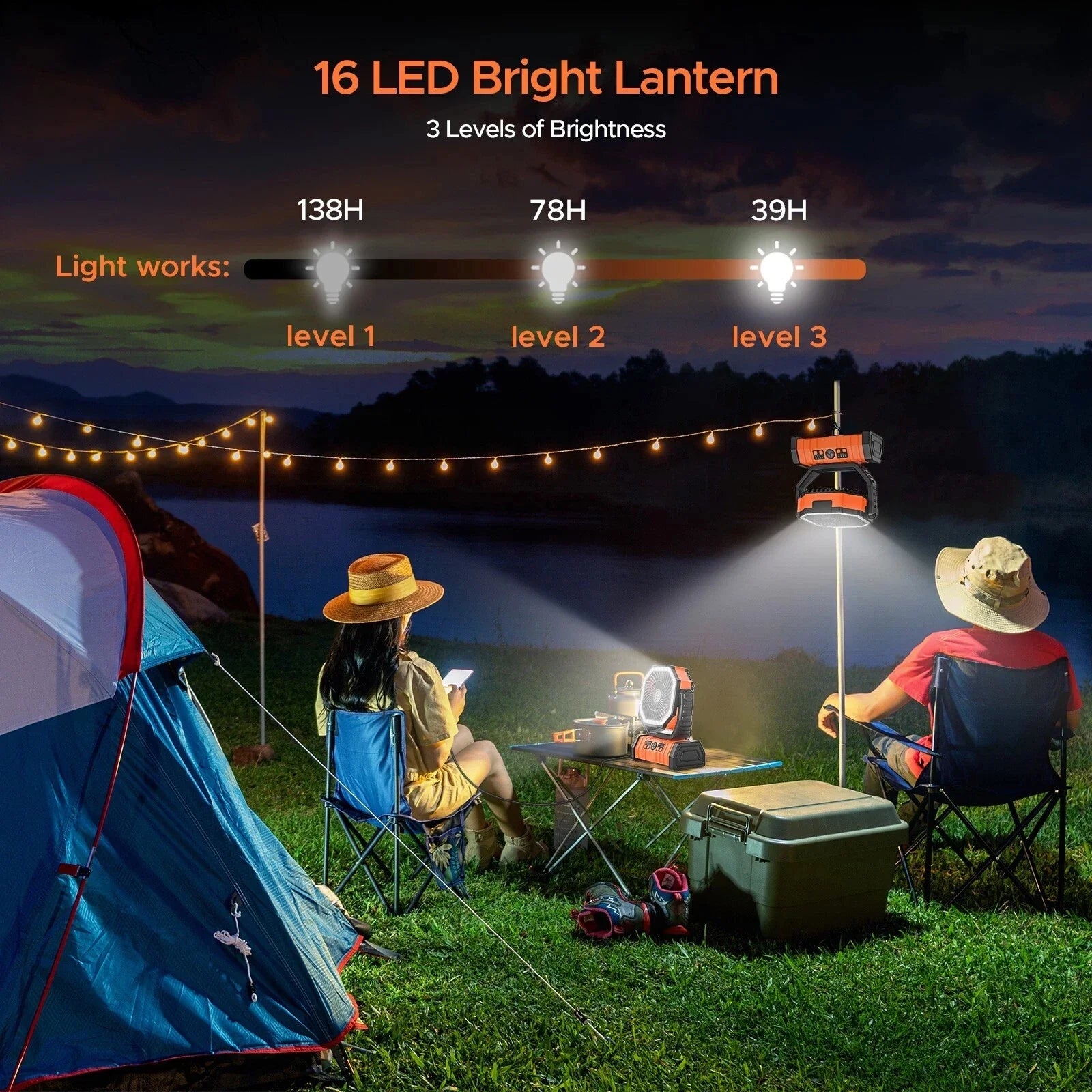 Ultimate Camping Fan & Light
