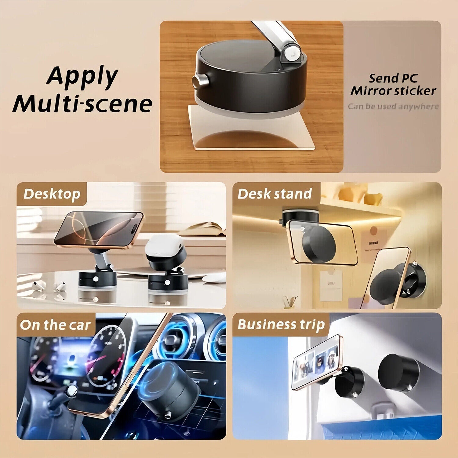 Dabfavshop Ultimate Suction Car Mount for Secure Hold